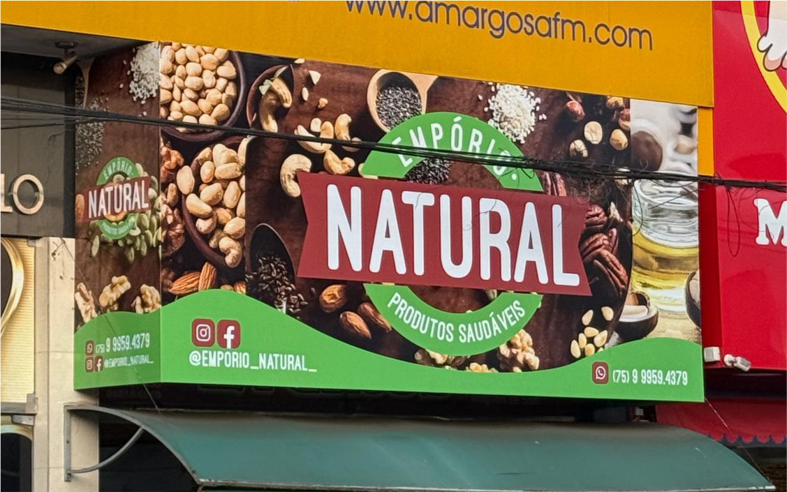 Fachada em Lona Impressa – Estrutura Metalon